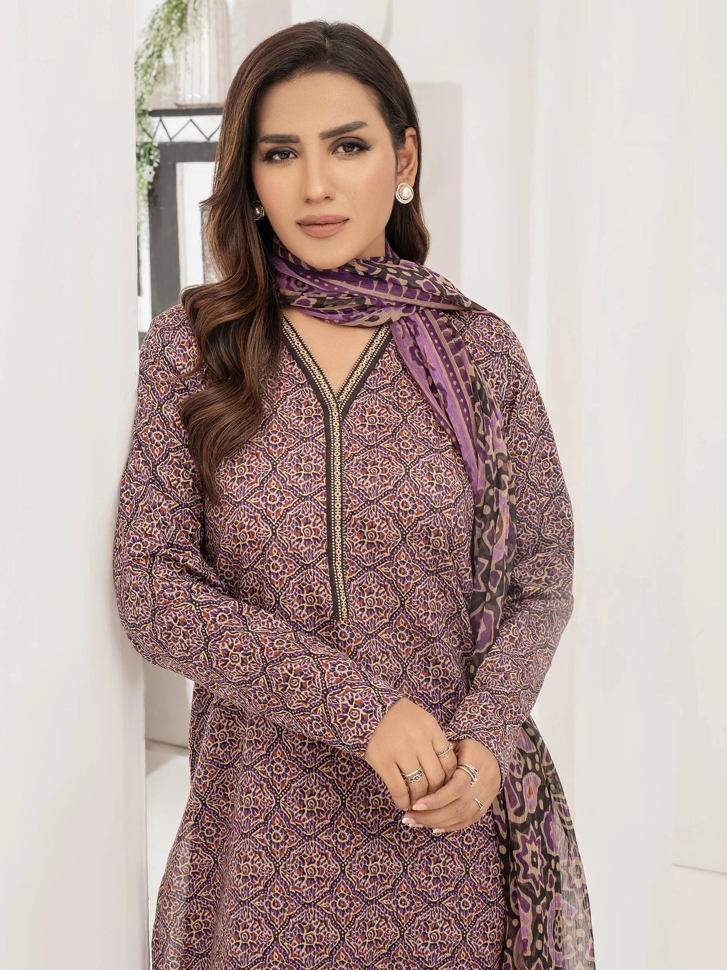 3 Piece Lawn Suit-Printed (Unstitched)